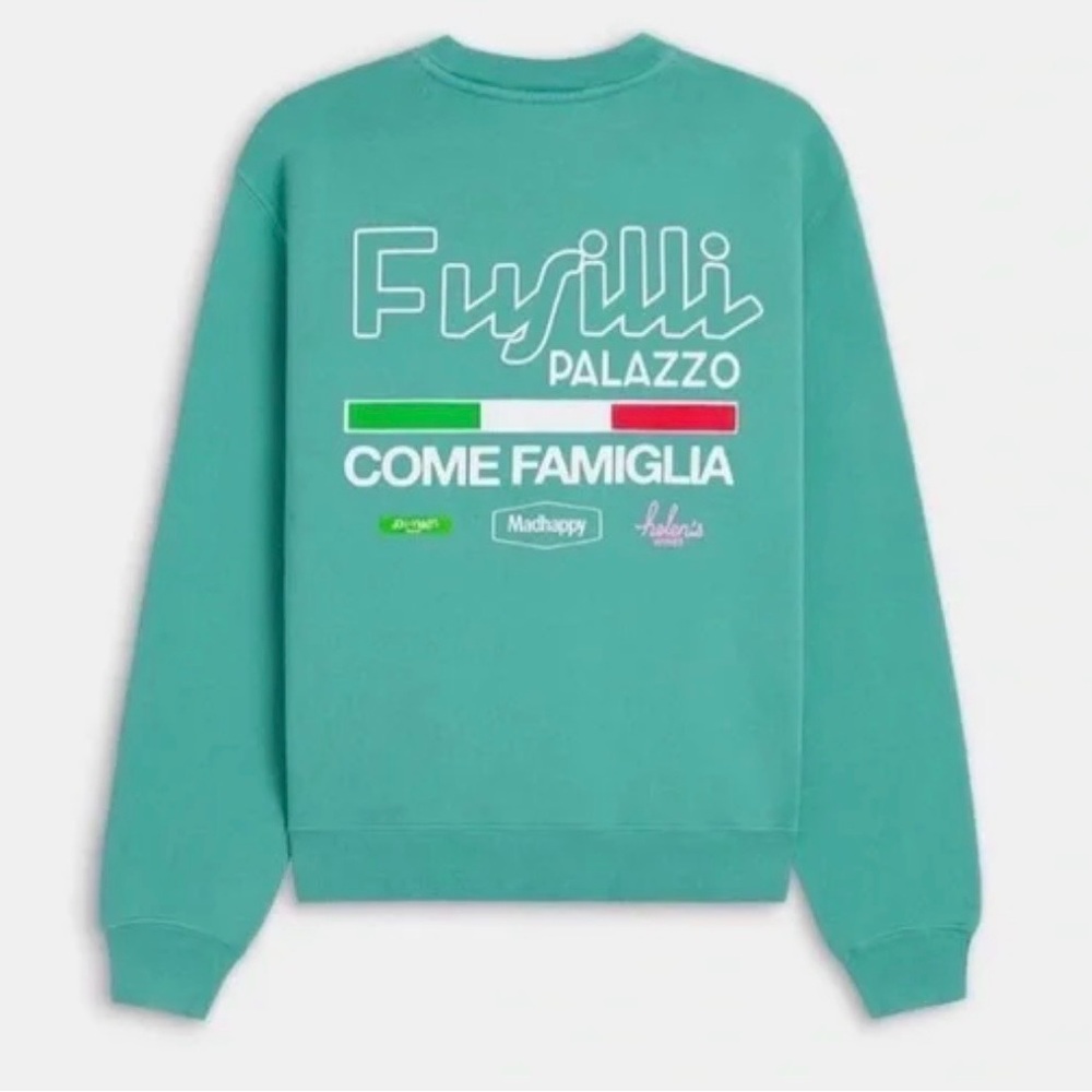 Madhappy x Jon & Vinny’s Crewneck Sweatshirt Seafoam Green SMALL Unisex